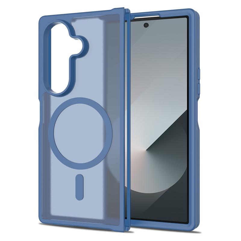 

Чехол для Samsung Galaxy Z Fold 7 Магнитный Матовый PC+TPU Защита от отпечатков пальцев Гладкий на ощупь Полупрозрачная крышка для Galaxy Z Fold 7 Galaxy Z Fold7