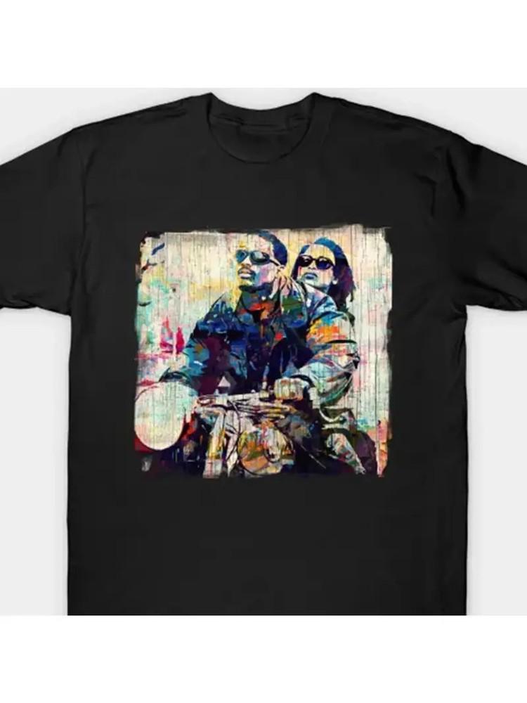 

Men s Trendy Vintage T-Shirt - Love Jones Pop Art Printed, Soft and Breathable f XL