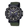 Men's Pro Trek Quartz Watch, Resin and Fabric Finish, Green, PRG-600YB-3CR Model