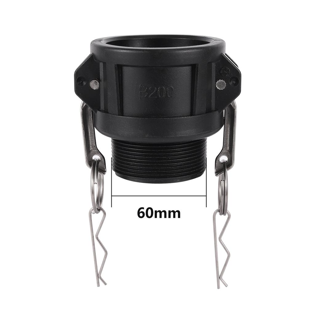 Cam Lock Adapter IBC Tank Quick Connect Internal Cam Lock Fitting Type C Polypropylene Cam Lock Fitting Standard Female Fitti