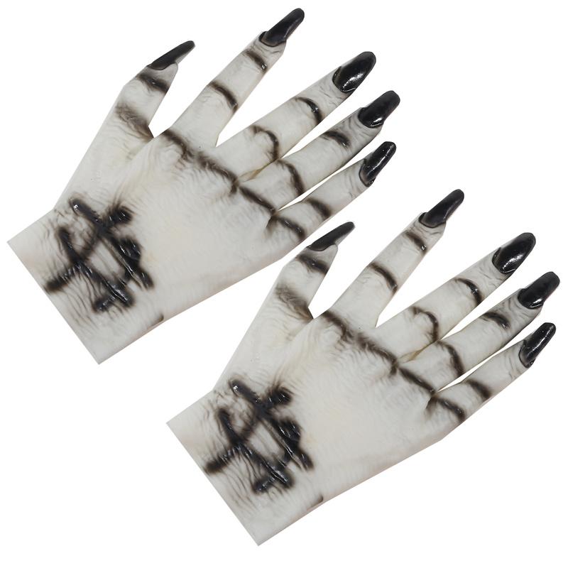 Adult Funny Halloween Gloves Party Scary Ghost Gloves Holiday Props for Women Men