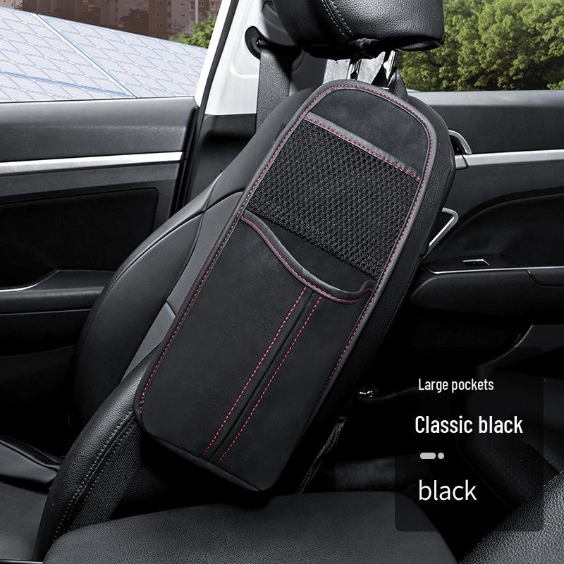 Large Car Seat Storage Bag with Tissue Box and Cup Holder