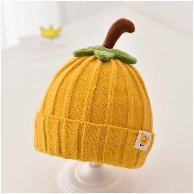 Kinderhüte Herbst und Winter Jungen niedlich super niedlich gestrickte Wollmütze Mädchen winddichte Ohrenschützer Baby verdickte warme Mütze