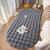 Cream Rabbit Fur Oval Rug - Thick Bubble Velvet Bedroom/Bedside Mat, Coffee Table, Sofa Cushion