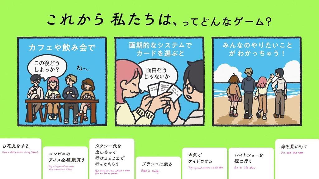 Now We Card Game Cooperative Game for Players Small Box Size "From On, Are" 2-8 Portable,