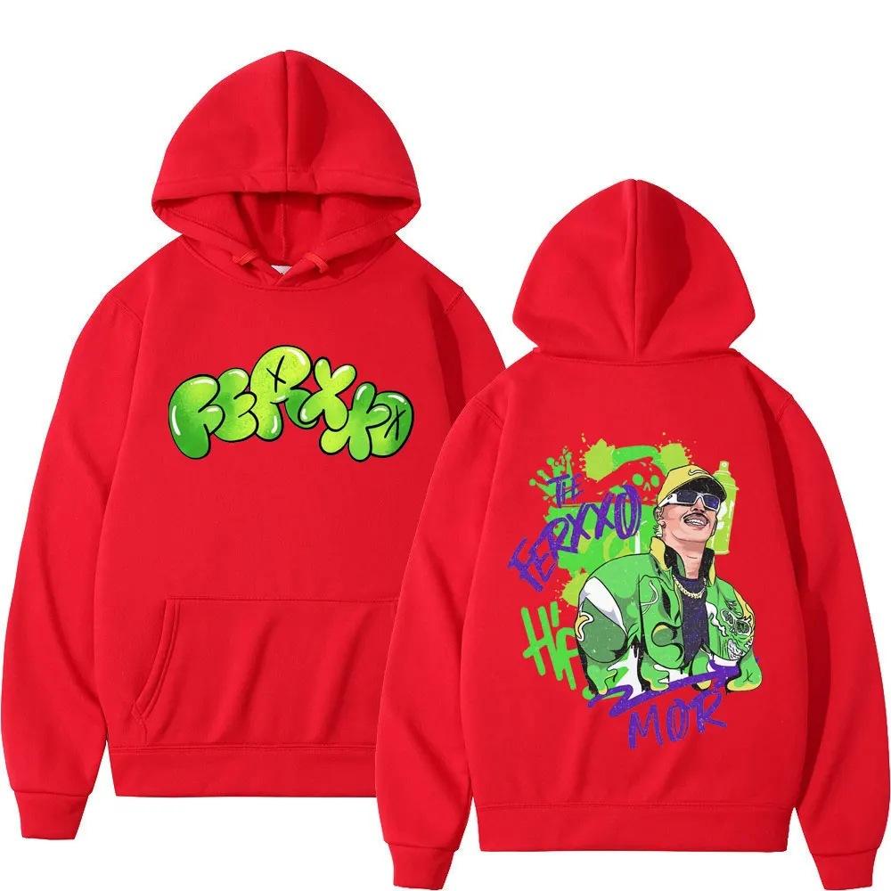 2025 Autumn Hip-Hop Collaborative Tee - Feid Ferxxo Hoodie for Men and Women - Printed Style - Fashion Retro Trend