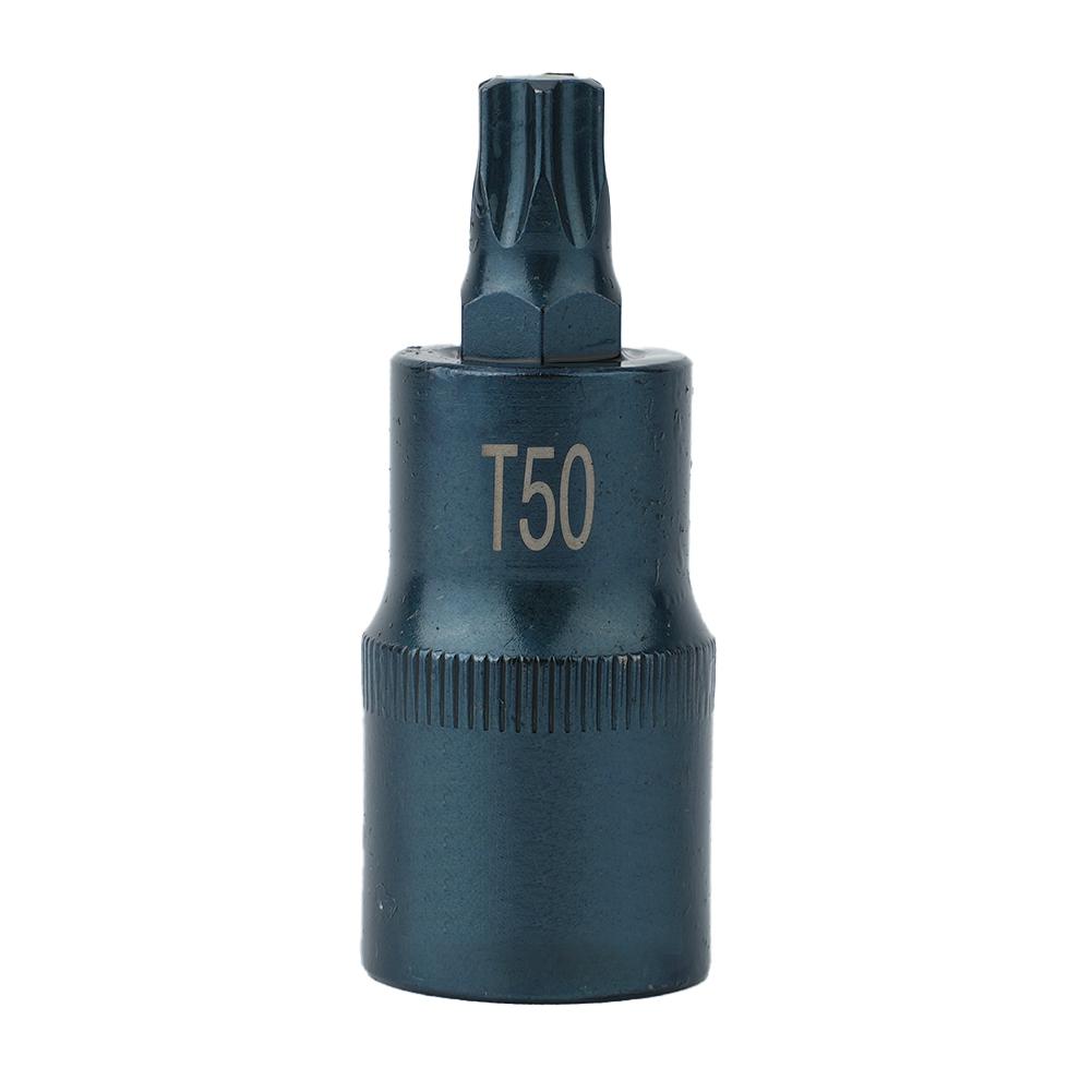 Torx Screwdriver Bit Tool 1/2inch Socket Bits Adapter T30 T40 T45 T50 T55 T60 T70 Hand Tool Drive Sockets Torx Socket