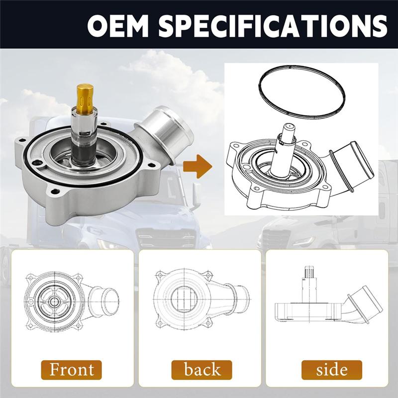 

A4712006215 Fit For Detroit DD13 DD15 Engine Thermostat With Seal- Car Replacement Part як показано кольору