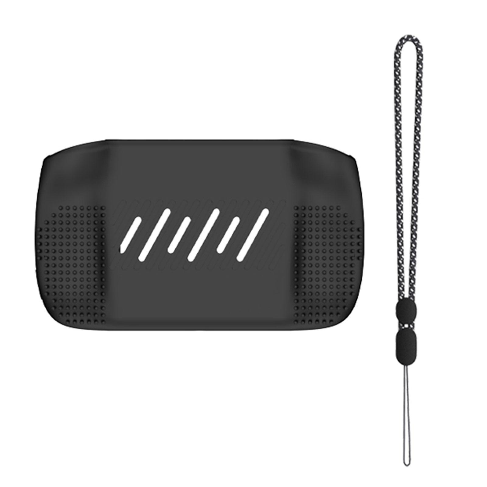 

Силиконовый защитный чехол для геймпада со шнурком для консоли RG CubeXX, устойчивый к царапинам, защитный рукав для корпуса чёрный