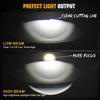Y6 Projector Lens H4 White LED High/Low Beam Headlight Bulbs (universal)
