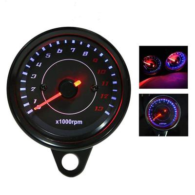 HANSWD Elektrický LED Mini Otáčkoměr Univerzální na Motorku