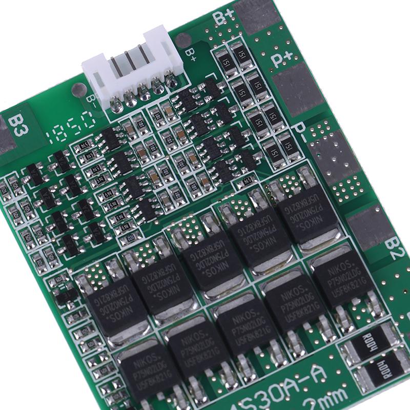 4S 14.8V 30A Bms Pcb Protection Board 18650 Li-Ion Battery Cell Balance