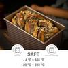 CHEFMADE Bread Pan, High-Heat Conduction Bread Pan with Lid, Ripple-Shaped Bread Bakeware, Non-Stick Bread Case