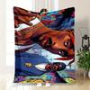 """Urban Street Art Hip Hop Mode Hoodie" Decke Flanell Überwurfdecke für Sofa, Bett, Reise, Camping, Büro, Couch, Stuhl und Bett Geschenk für"""