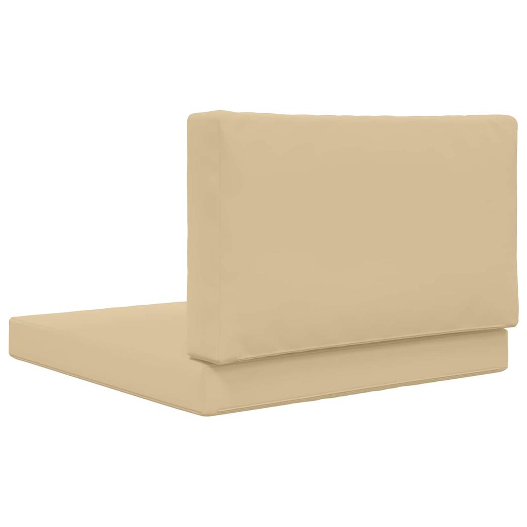 Outdoor Sofa Cushions 2 pcs Beige Polyester