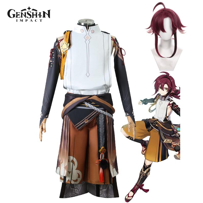 Anime   Shikanoin Heizou Cosplay Costume Wig Full Set Game  Heizou Shikanoin Halloween Role Play Outfit