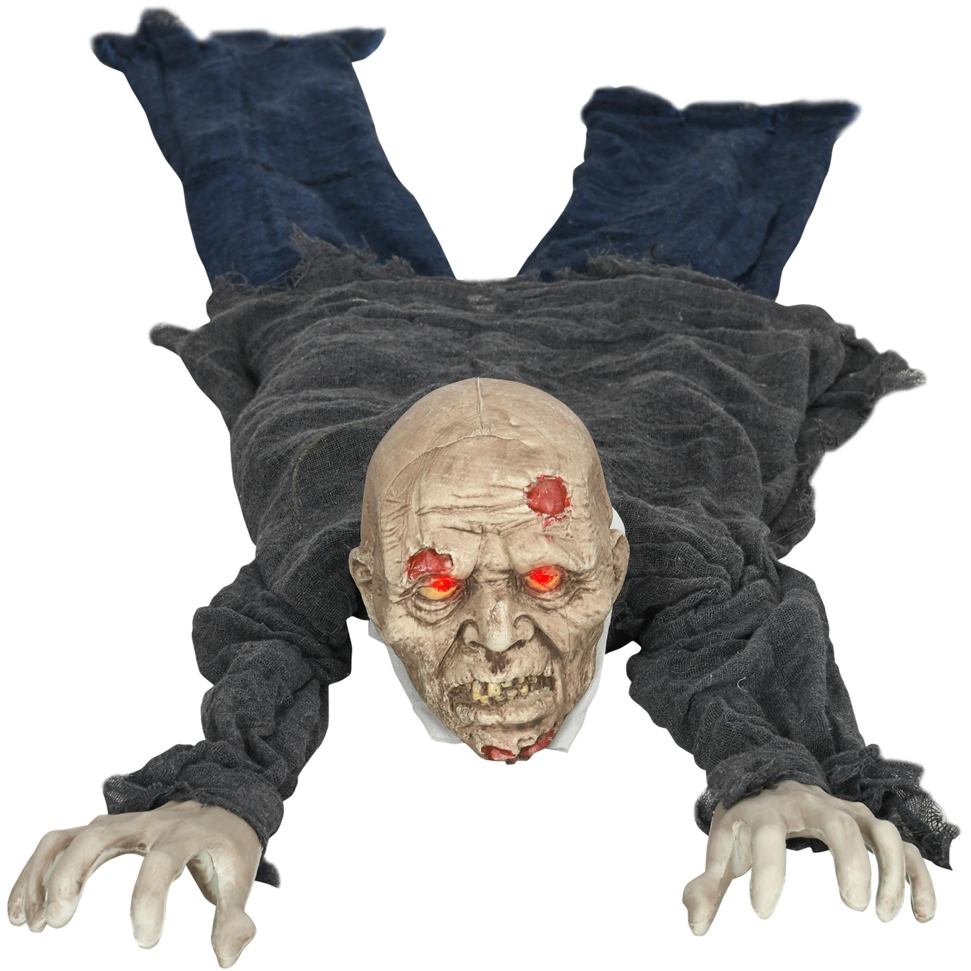 Halloween decoration zombie, LED eyes, howls