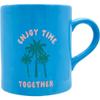Disney Large Surfing Lilo 12 x 9 325 SAN4854 "Stitch" Mug, Accessories, & Stitch, Tableware, Blue, Approx. cm, ml,