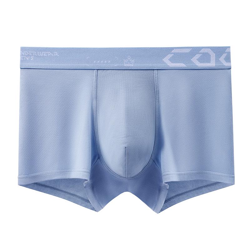 Męskie bokserki z czystej bawełny, oddychające - przyjazne dla skóry, jednokolorowe spodenki sportowe