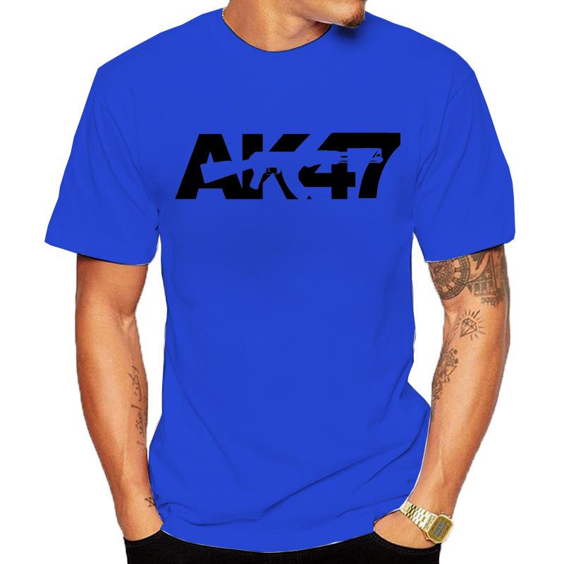 The Latest Unisexs Pure Cotton Tshirt Ak47 From 2025 Is Comfortable High Quality It Is Suitable for Beach Travel and Parties