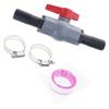 PVC Pool Valves 40mm Thread 32mm Barbed Hose Adapter for Water Control In Irrigation Systems