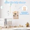 12 Months Photo Frame First Birthday Wood Board Photo Banner Newborn To 12 Months Desktop Ornament For Newborn Boys Or Girls
