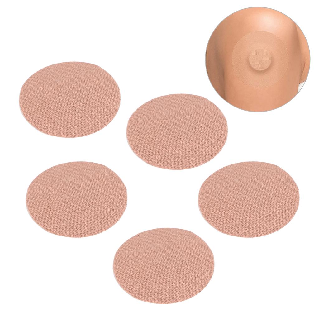 5pcs Portable Adhesive Patch Falling Prevention Breathable Cotton Adhesive Cover for Sensor