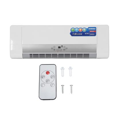 Wall Mount Heater Natural Wind and Warm Wind Heater Dual Use All Season Timer Remote Control 40 Sq