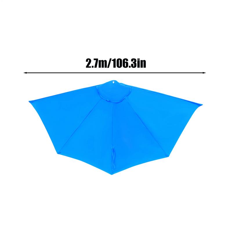 Umbrella UV Blocking Waterproof Sunscreen Umbrella Replacement Canopy 9Ft Patio Parasol Rainproof For Backpacking Hiking Outdoor