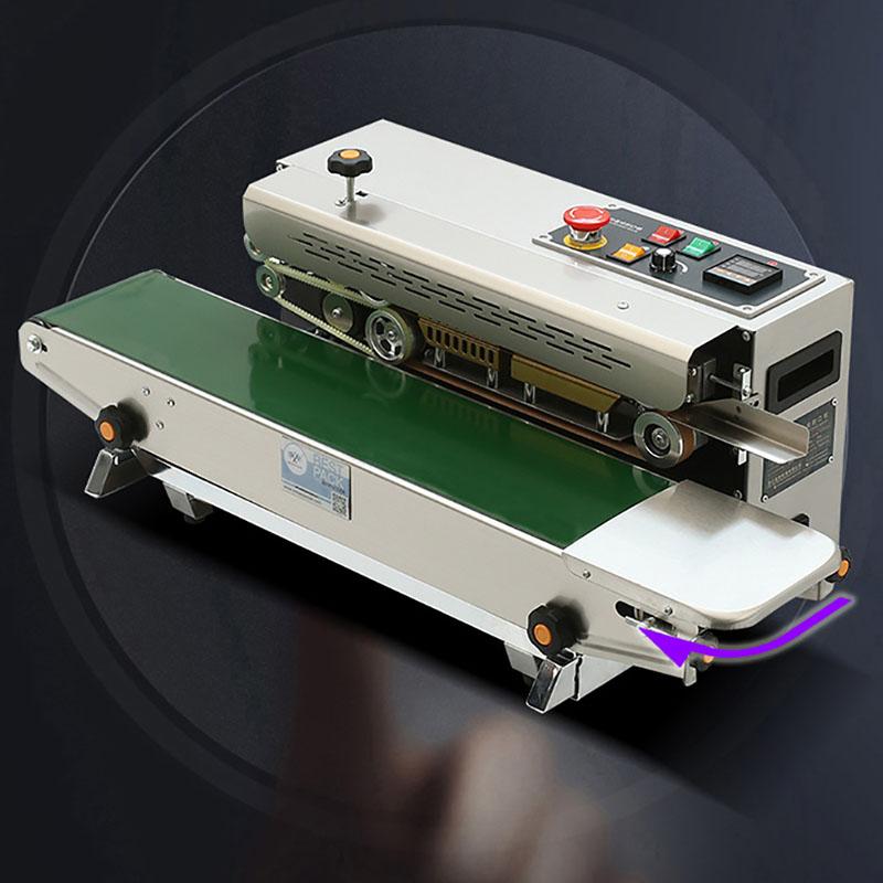 220V Automatic Electric Bag Sealing Machine Food Packag Sealer Desktop Sealing Machine Continuous Heat Sealer for Plastic Bags