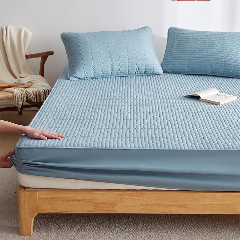 HLA Home Antibacterial Anti-Slip Fitted Sheet