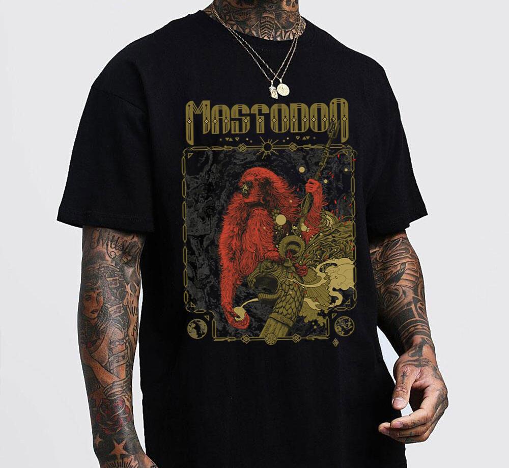 Voyager Mastodon Band Cotton Black Men Full size Shirt AC054 Unisex T-Shirt S