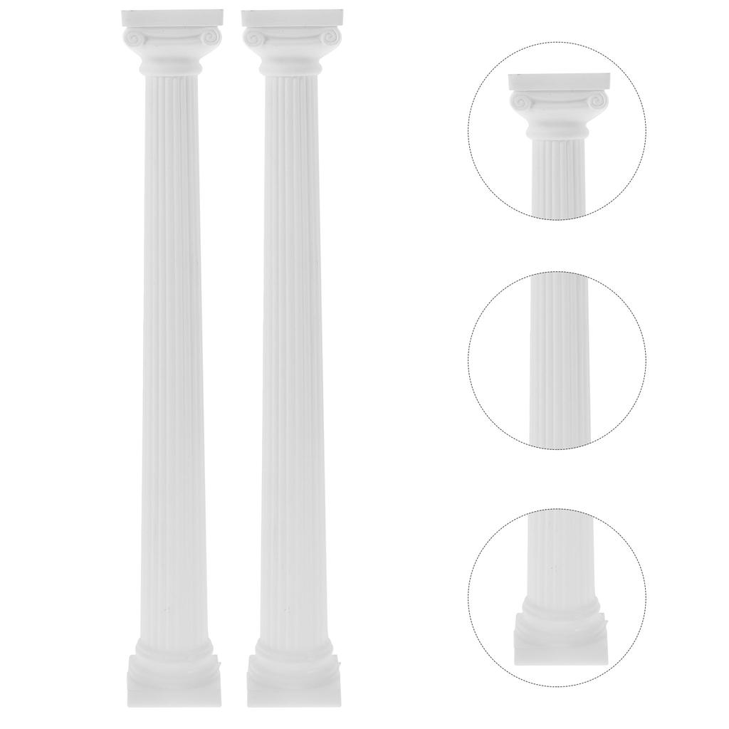 6 Stück Klassische Römische Dekorationssäule Säulendekorationen Säulen Säulen Basteln Kunststoff