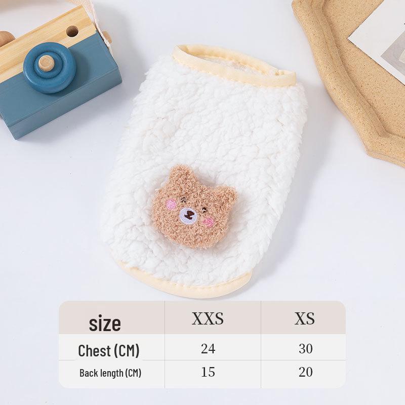Autumn/Winter Clothing Vest for Puppies & Kittens - Extra Small, Teacup, Pet Apparel