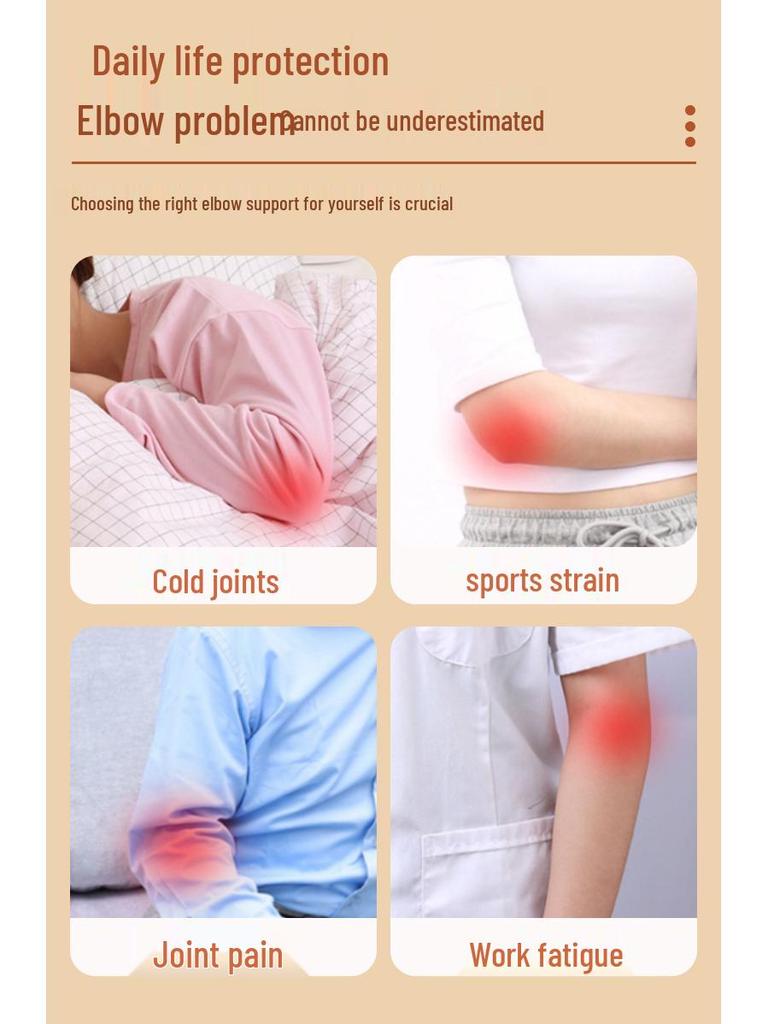 Graphene Heated Elbow Support: Cold-Proof, Warm Sleeve for Joint Sprain and Sports Use.