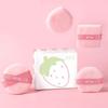 AME - Strawberry Print Powder Puff - Set Of 4