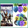 Fortnite Themed Birthday Party Decorations Latex Balloons Cross-border Best Seller