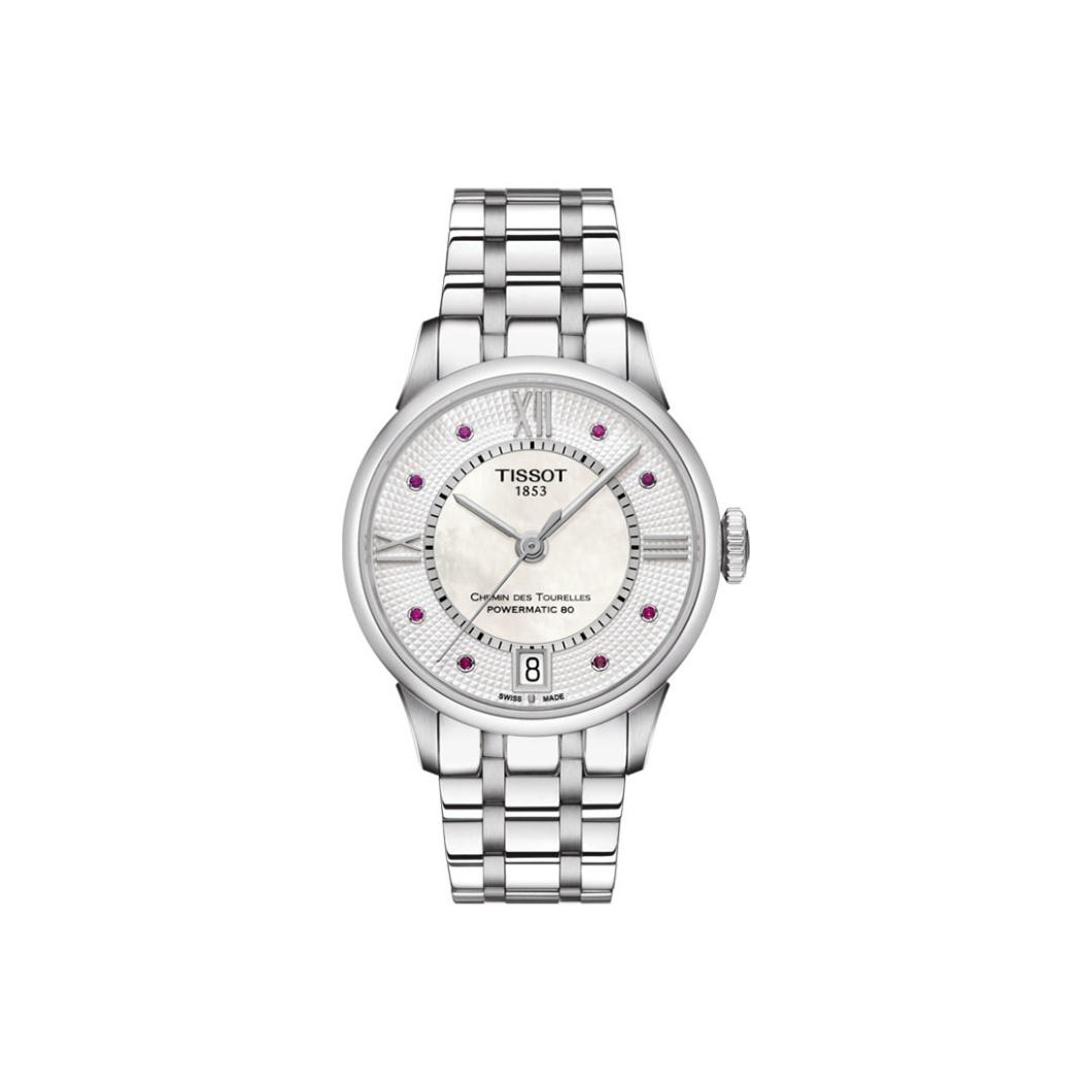 TISSOT Women s Tourelles Collection Watch T099.207.11.113.00 Silver Regular Watch Box