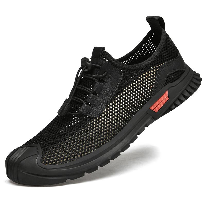 Fashion Men's Casual Style Sneakers Running Shoes Mesh Surface Refreshing Breathable Casual Flats New Arrival Non-Slip Walking Shoes