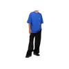 We11done Logo Round Neck Short Sleeve T-Shirt Unisex Tops Blue WD-TP5-19-920-BL