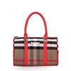 Karierte Leinwand Schwiegermuttertasche Sechs-teiliges Set Hand-Schultertasche Damen-Tasche