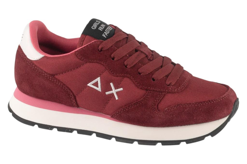 SUN68 Ally Solid, Womens burgundy Sneakers