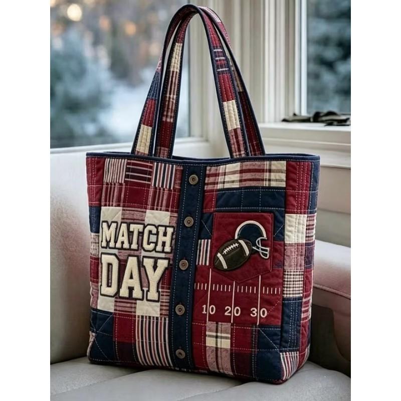 Animal Print Tote Bag - Shoulder Handbag With Zipper Pocket Daily Use Medium Size Street Style
