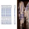 10 Piezas Juego Tradicional Judío de Tzitzit Decoración Adornos Colgantes para Pantalones