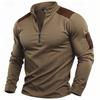 Men's Stand Collar Zip-Up Hooded Jacket, Fall and Winter Plus Size Oversized Hoodie | Workwear Style Casual Athletic