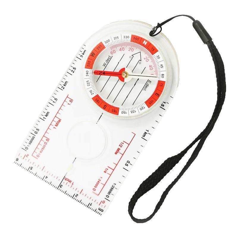 Nufeng High-Precision Multifunction Outdoor Compass with Map Ruler - 2 Pack