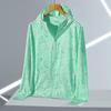 UPF50+ UV Protection Hooded Ice Silk Jacket for Men & Women - Long Sleeve Summer Sun Shirt