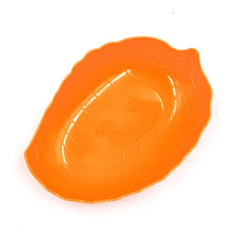 Miska na ovoce ve tvaru listu Plastová miska na ovoce Miska na sladkosti Miska na melounová semínka Miska na studené jídlo