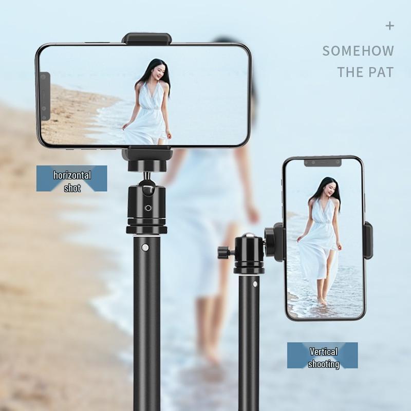 Compact Portable Desktop Tripod with Retractable Height for Mobile Phone Photography & Live Streaming