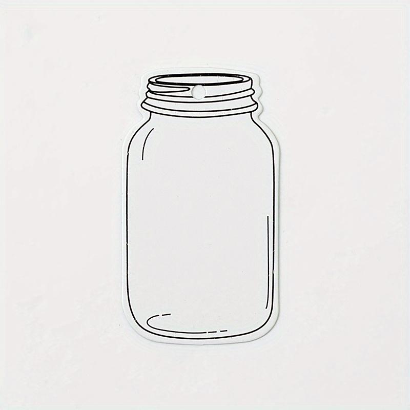 50 garrafas de deriva em branco/conjunto Obrigado etiquetas de papel kraft para pendurar, decoração de presente artesanal faça você mesmo, cartões de mensagem